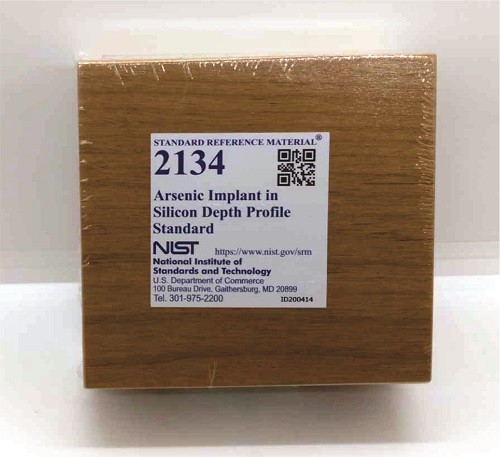 SRM 2134 - 硅深度剖面標準中的砷植入