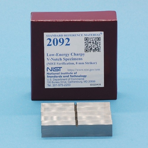 SRM 2092 - 低能Charpy V-缺口標本(NIST-驗證，8毫米射手)