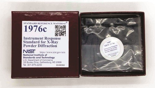SRM 1976c - X射線粉末衍射儀器響應標準
