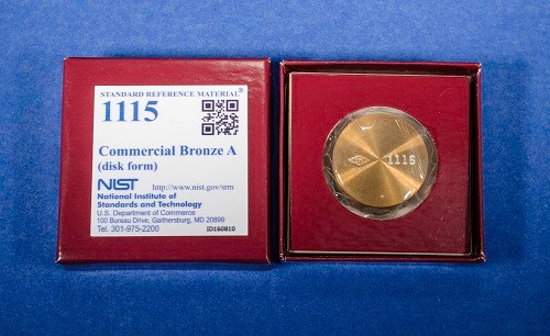 SRM 1115 - 光學發射和X射線光譜分析的商業青銅標準品