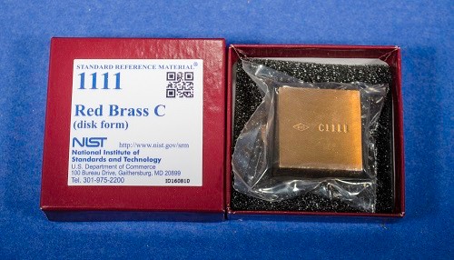  SRM 1111 - 紅黃銅標準標準品