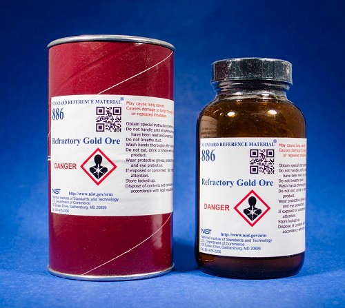 SRM 886 - 難熔金礦標準品