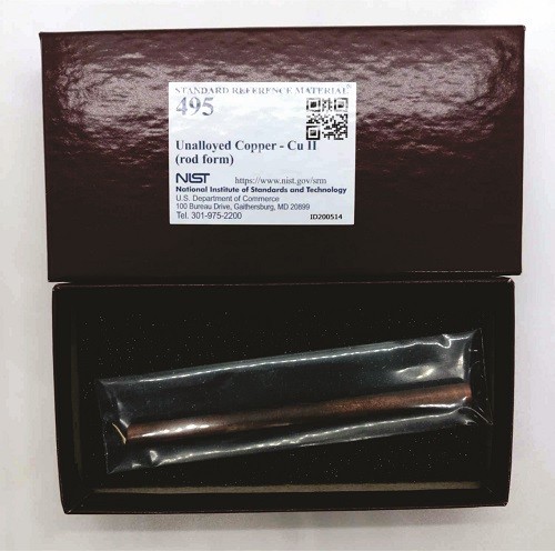 SRM 495 - 非合金銅II(固體)標(biāo)準(zhǔn)品