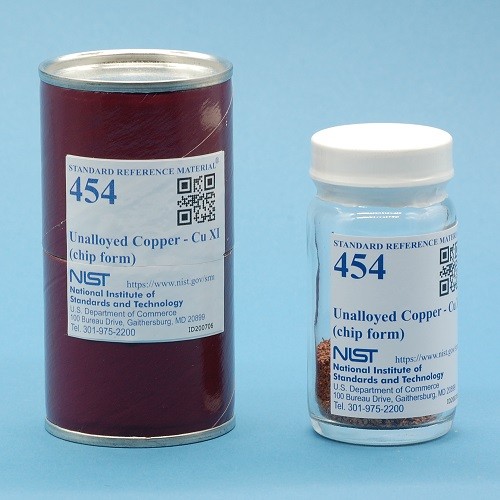SRM 454 - 非合金銅XI(芯片)標(biāo)準品